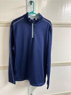 Puma Mens Navy Blue Qtr. Zip Pullover
size XL